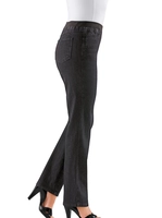 Stretch-Jeans in black denim van heine