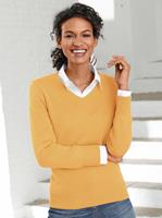 Casual Looks V-Ausschnitt-Pullover Pullover