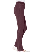 Stretch-Jeans in bordeaux van heine