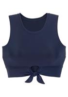 Venice Beach Crop-bikinitop Planeet met sierstrik