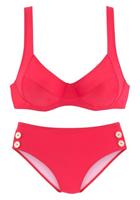 Vivance Beugelbikini met goudkleurige sierknopen
