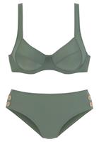 Vivance Beugelbikini met goudkleurige sierknopen