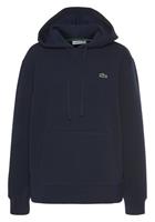 Dames Lacoste Loose Fit Katoenmix Hoodie in Navy