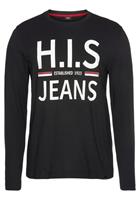 H.I.S Langarmshirt, mit Markenprint