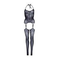 legavenue Open kruis halter bodystocking