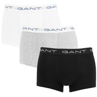 Gant essentials 3P trunks zwart, grijs & wit