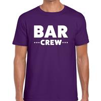 Bellatio Bar crew tekst t-shirt Paars