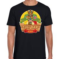 Bellatio Hawaii feest t-shirt / shirt tiki bar Aloha voor heren - Zwart