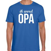 Bellatio Decorations Ik word opa t-shirt blauw voor heren