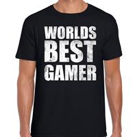 Bellatio Decorations Worlds best gamer / werelds beste gamer cadeau t-shirt zwart dames -