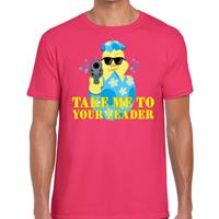 Bellatio Fout Paas t-shirt Roze