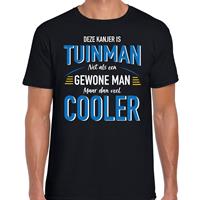 Bellatio Deze kanjer is tuinman net als een gewone man maar dan veel cooler t-shirt Zwart