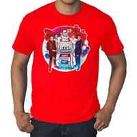 Bellatio Decorations Grote maten rood Toppers in concert 2019 officieel shirt heren -