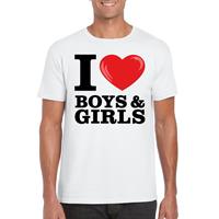 Bellatio Decorations I love boys & girls t-shirt wit dames -
