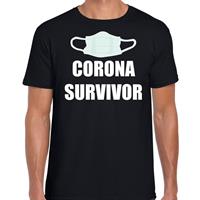 Bellatio Corona survivor t-shirt Zwart