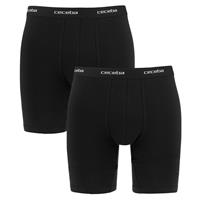 Ceceba: Pants im Radler-Stil, Doppelpack Schwarz