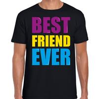 Bellatio Decorations Best friend ever / Beste vriend ooit fun t-shirt zwart dames -