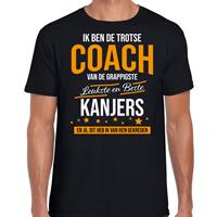 Bellatio Decorations Trotse coach van de beste kanjers cadeau t-shirt zwart voor heren