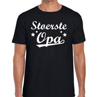 Bellatio Decorations Stoerste opa cadeau t-shirt zwart heren -