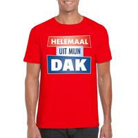 Bellatio Decorations Rood Helemaal uit mijn dak t-shirt heren -
