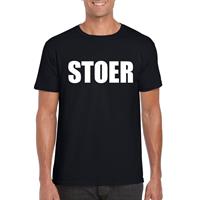 Bellatio Decorations Stoer tekst t-shirt zwart heren -