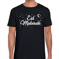 Bellatio Decorations Suikerfeest Eid Mubarak t-shirt zwart dames -
