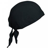 Kariban dames bandana zwart -