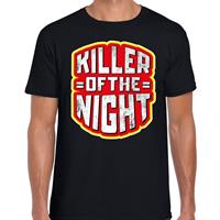 Bellatio Halloween - Halloween killer of the night verkleed t-shirt Zwart