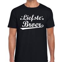 Bellatio Decorations Liefste broer cadeau t-shirt zwart heren -