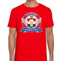 Bellatio Decorations Rood Toppers drinking team t-shirt heren -