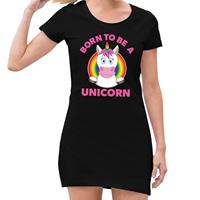 Bellatio Gaypride Born to be a unicorn jurkje Zwart