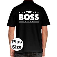 Bellatio Decorations The Boss grote maten poloshirt zwart voor heren