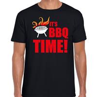 Bellatio Its bbq time t-shirt Zwart