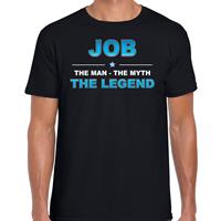 Bellatio Decorations Naam cadeau t-shirt Job - the legend zwart voor heren