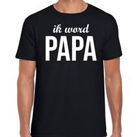 Bellatio Decorations Ik word papa t-shirt zwart voor heren