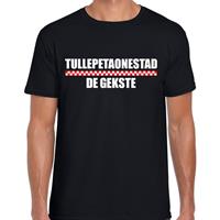 Bellatio Carnaval t-shirt Tullepetaonestad de gekste voor heren - Zwart