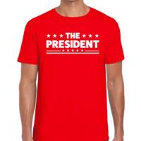 Bellatio Decorations The President heren T-shirt rood -