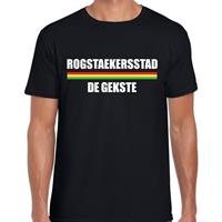 Bellatio Decorations Carnaval Rogstaekersstad de gekste t-shirt zwart voor heren