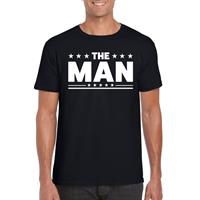Bellatio Decorations The Man heren T-shirt zwart -
