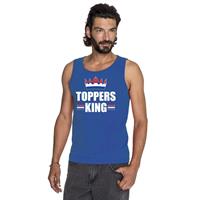 Bellatio Blauw Toppers King singlet/ mouwloos shirt heren