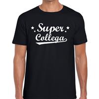 Bellatio Decorations Super collega cadeau t-shirt zwart heren -