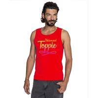 Bellatio Decorations Rood Helemaal Toppie mouwloos shirt heren -