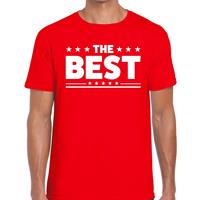 Bellatio Decorations The Best heren T-shirt rood -