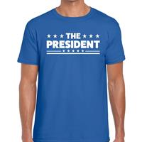 Bellatio Decorations The President heren T-shirt blauw -