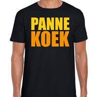 Bellatio Decorations Pannekoek fun tekst t-shirt zwart heren -