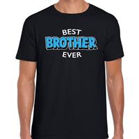 Bellatio Decorations Best brother ever cadeau t-shirt / beste broer ooit shirt zwart voor heren