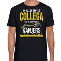 Bellatio Decorations Ik was de trotse collega van de leukste en beste kanjers afscheids cadeau t-shirt zwart voor dames
