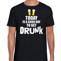 Bellatio Decorations Zwart fun t-shirt good day to get drunk voor heren