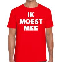 Bellatio Decorations Ik moest mee t-shirt rood voor dames