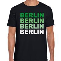 Bellatio Berlin / Berlijn steden t-shirt Zwart